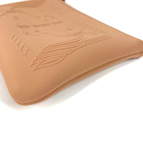 HERMES Trousse toilet Neovan PM Neovan-Cadriege PM Clutch Bag Pouch Beige Unused - Picture 3 of 12
